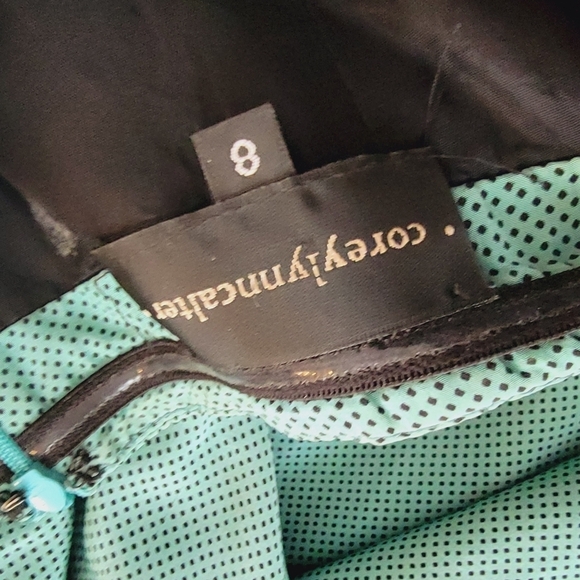 Corey Lynn Calter Polka Dot Silk Dress 8 - Picture 12 of 13